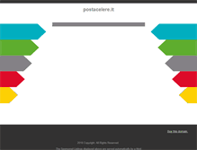 Tablet Screenshot of postacelere.it
